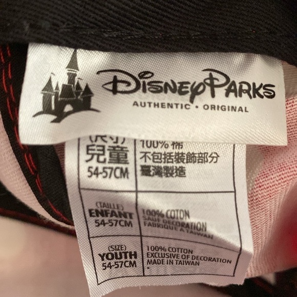 Disney Parks Minnie Mouse Youth Baseball Red Polka Dot Hat Cap w/ Ears And Bow - Picture 5 of 5